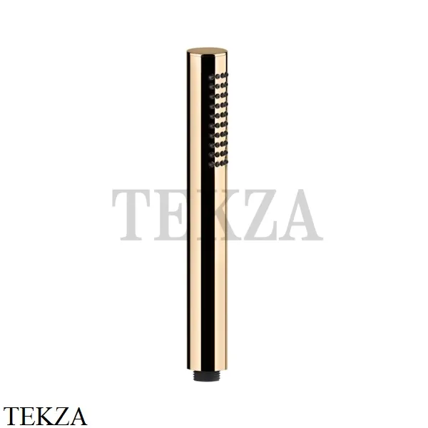 Gessi Shower Душевая лейка 1-х позиционная стержневая 14371-735, Warm Bronze PVD
