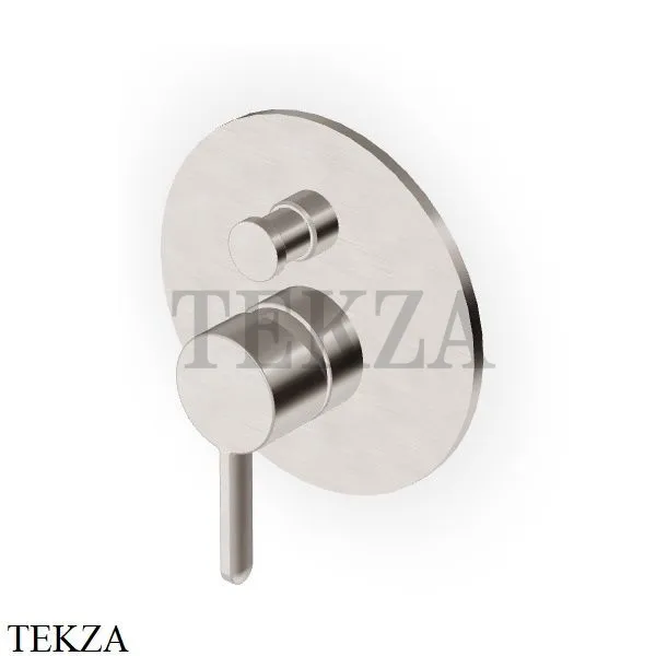 Zucchetti Isy22 Смеситель для душа, 2 потока, внешняя часть ZIS775.C3, brushed nickel