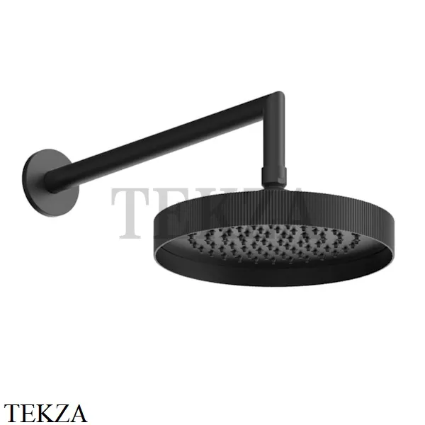 Gessi INGRANAGGIO Верхняя душевая лейка с кронштейном 63548-299, Black XL