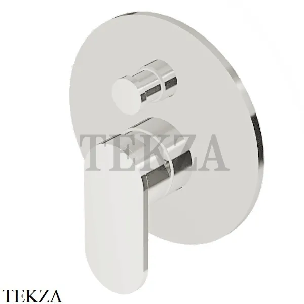 Zucchetti Octo Смеситель для душа на 2 потока, внешняя часть ZOC127.C3, brushed nickel