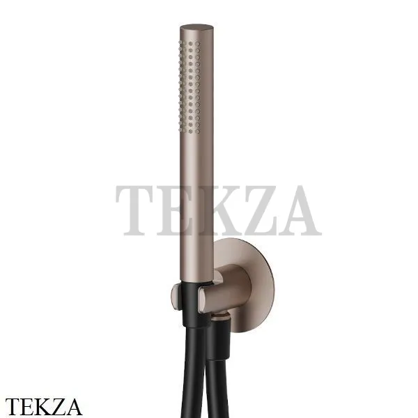 Newform Душевой комплект ручной душ латунь с выводом и держателем 862.M0.075, Copper glossy