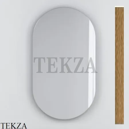 CIELO CATINO OVAL MIRROR Зеркало овальное CASPO BZ, рама Brushed Bronze
