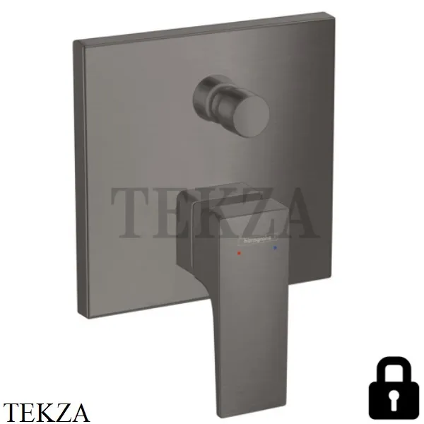 Hansgrohe Metropol Смеситель для душа со защитной комбинацией, внешняя часть 32546340, черный хром
