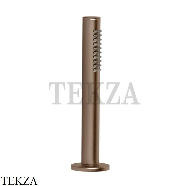 Gessi Душевой комплект на борт ванны, шланг, держатель 63327-708, Copper Brushed