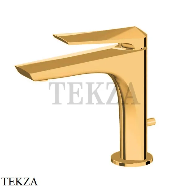 Newform Delta Zero Смеситель для раковины, с донным клапаном 72210.61.020, PVD Glossy Gold