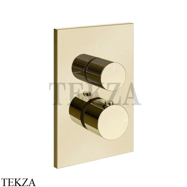 Gessi Habito RIGATO Термостат для душа, 1 поток, внешняя часть 73533-710, Brass PVD