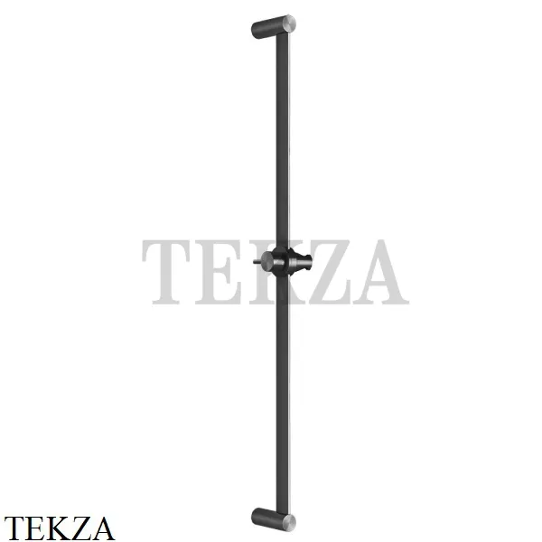 Gessi 316 SHOWER Штанга для душа с держателем 54042-707, Black Metal Brushed