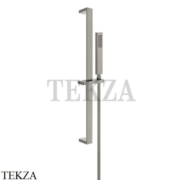 Gessi Rettangolo shower Штанга в комплекте с душевой лейкой, 1 режим 20145-149, Finox Brushed Nickel