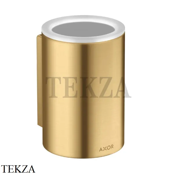 Axor Universal Circular Стакан настенный для зубных щеток 42804250, Brushed Gold