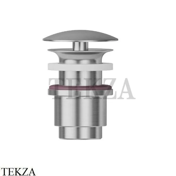 Newform Донный клапан для раковины 25-45 со свободным сливом 227.59.066, PVD Brushed Stainless Steel