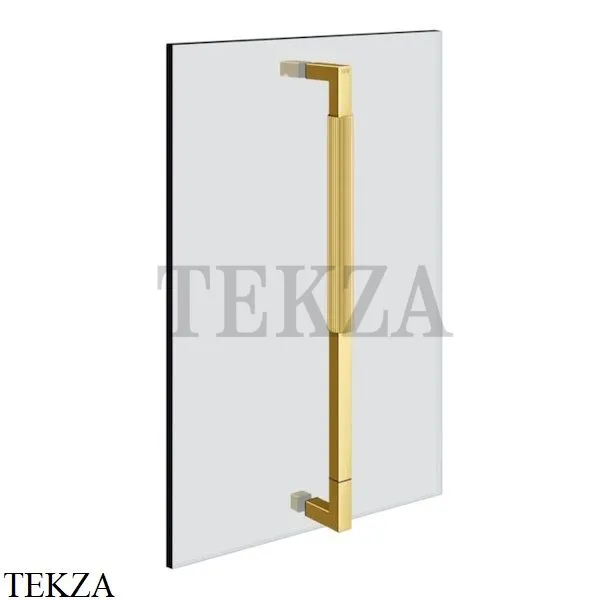 Gessi Shower G Rigato Ручка-держатель на стекло 45 см 67525-246, Gold PVD
