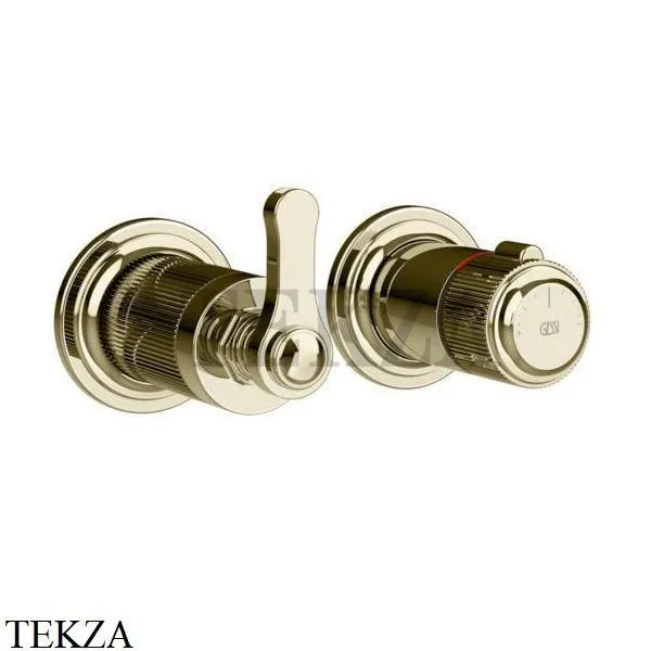 Gessi VENTI20 Термостат для душа, 1 поток, внешняя часть 65233-710, Brass PVD
