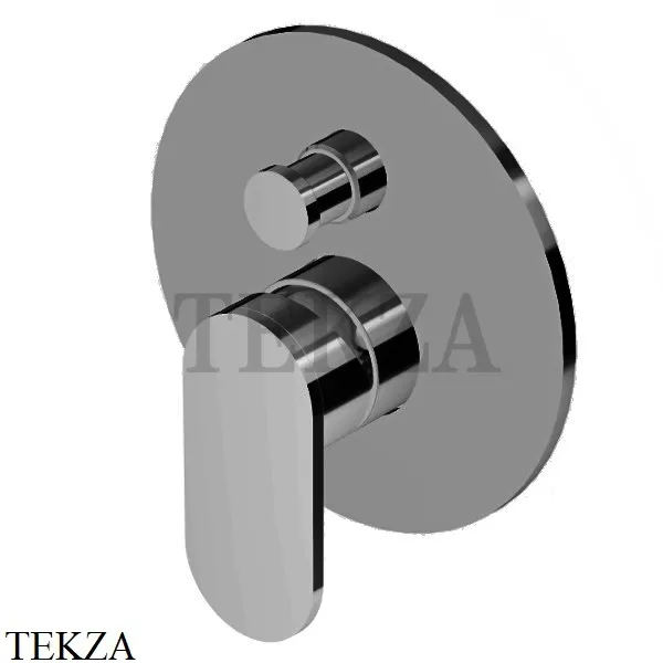 Zucchetti Octo Смеситель для душа на 2 потока, внешняя часть ZOC127.C50, metal black