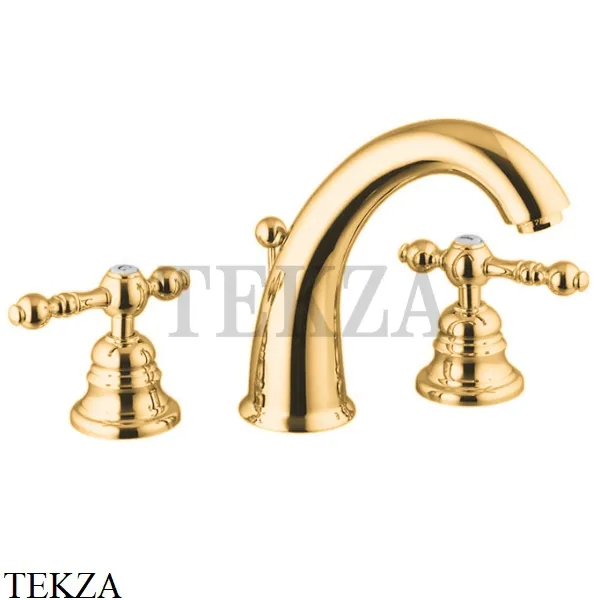 FIMA Carlo Frattini EPOQUE Смеситель для раковины, с донным клапаном F5071OR, золото глянец