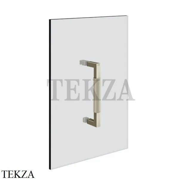 Gessi Shower G Rigato Ручка-держатель на стекло 20 см 67521-720, Nickel PVD