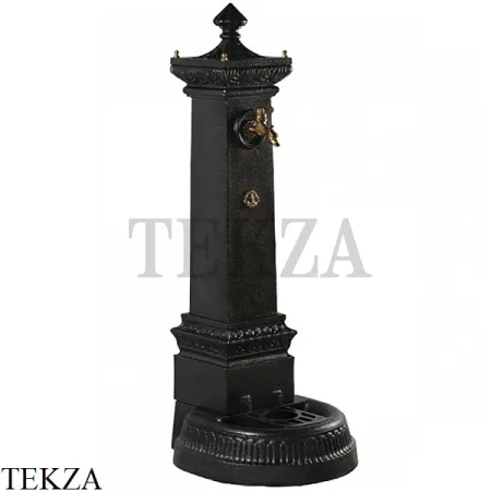 Migliore Artistica VERONA Фонтан садовый с краном, чугун 28087, цвет черный