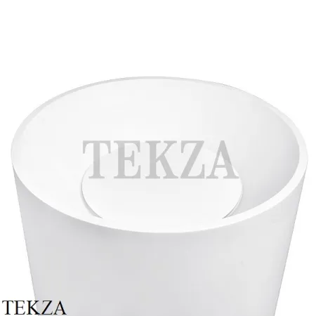 NT Bathroom NT405 Verona Раковина напольная 90 слив в стену, из литого камня Solid Surface, белый матовый