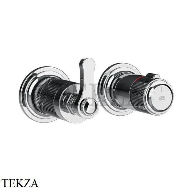 Gessi VENTI20 Термостат для душа, 1 поток, внешняя часть 65233-031, хром глянец
