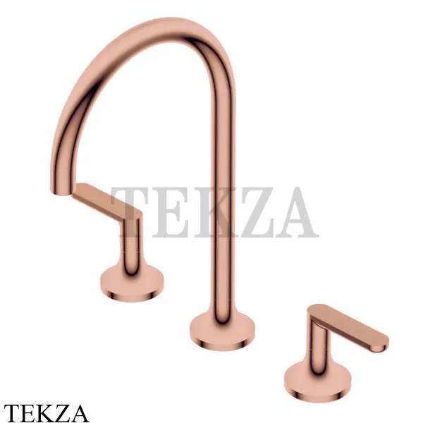 Ritmonio Diametro35 Elegance Смеситель для раковины, без гарнитура PR54AE202 F32, Rose Gold