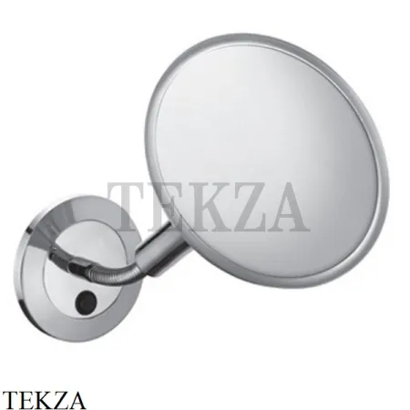 Keuco Elegance Косметическое зеркало с подсветкой, х5, прямое подключение 17676019000, хром глянец