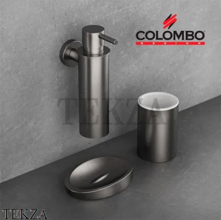 Colombo Plus Настольный стакан для зубных щеток W4941.GM, графит шлифованный