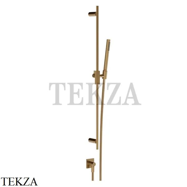 Gessi Inverso RIGATO Душевой комплект с гарнитуром и выводом 73541-726, Warm Bronze Br.