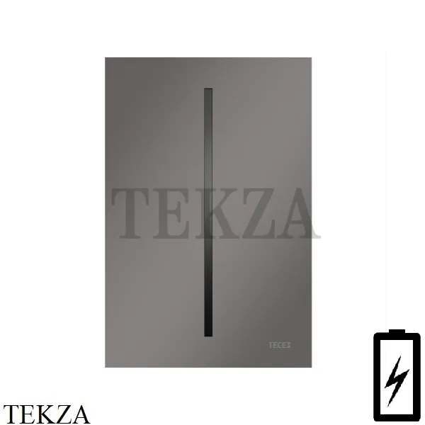 TECEfilo-Velvet Панель смыва писсуара, батарейка 7,2 В, Grigio Londra 9242022, Антрацит