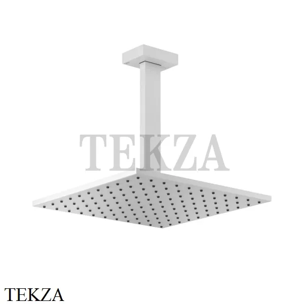 Gessi Rettangolo shower Верхний душ с потолочным кронштейном 15186-279, White CN