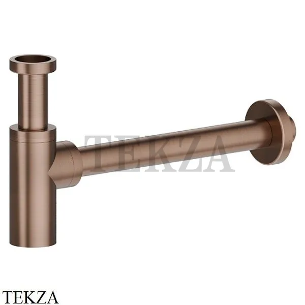 Newform Сифон для раковины дизайнерский 244X.59.067, PVD Brushed copper bronze