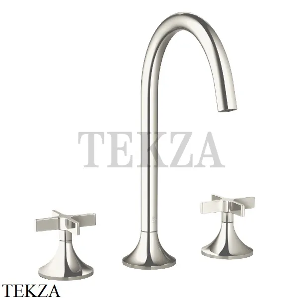Dornbracht VAIA Смеситель для умывальника, с донным клапаном 20713809-08, платина глянец