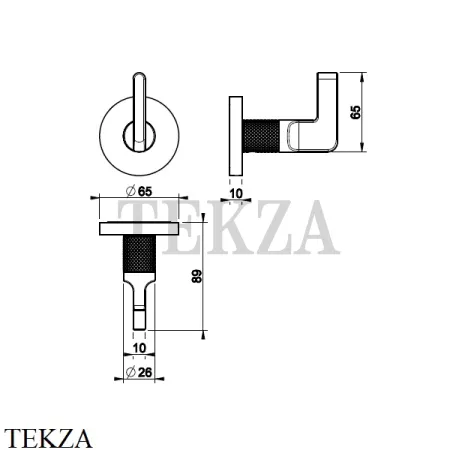 Gessi INCISO WELLNESS Запорный вентиль, внешняя часть 58263-031, хром глянец