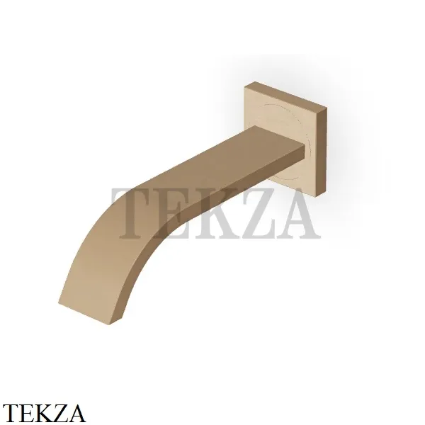 Zucchetti Aguablu Излив для ванны настенный Z93764.P31, brushed british gold PVD
