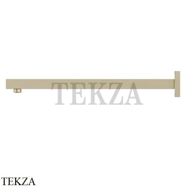 Newform Кронштейн для душа квадратный настенный L=420 26585.59.098, PVD Br. Pale Gold