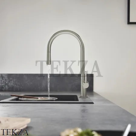 Hansgrohe Talis M54 Смеситель для кухни с вытяжным изливом 210 2jet sBox 72801800, сталь