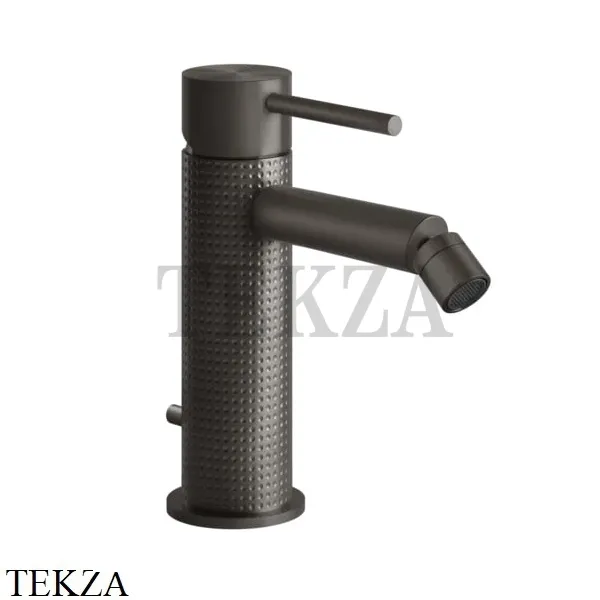 Gessi 316 CESELLO Смеситель для биде, с донным клапаном 54407-707, Black Metal Brushed
