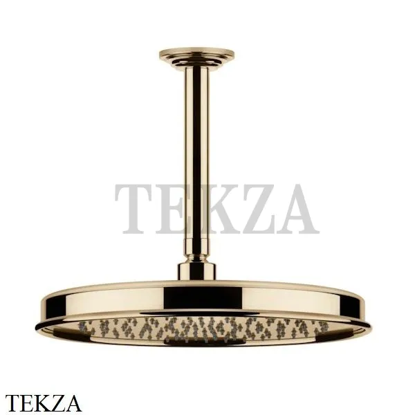 Gessi VENTI20 Верхний душ 300 с потолочным креплением 65153-735, Warm Bronze PVD