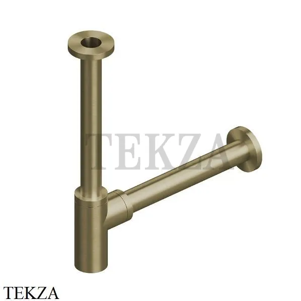 QuadroDesign Сифон для раковины дизайнерский SI006 OC, Light Gold