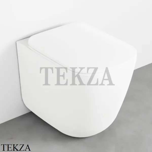 Cielo ERA 2.0 Унитаз приставной, БЕЗ ОБОДКА, сиденье с микролифтом ERVAK TL, белый матовый Talco