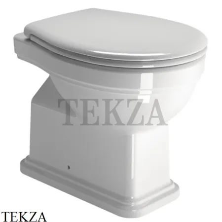 GSI CLASSIC Сиденье для унитаза ”Classic White” soft-close MSC87CN11, белый глянец
