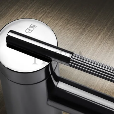 Gessi INGRANAGGIO Смеситель для раковины длинный излив, внешняя часть 63583-299, Black XL
