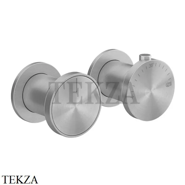 Gessi Origini NATURE Термостат для душа 3 потока, внешняя часть 66136-031, хром глянец