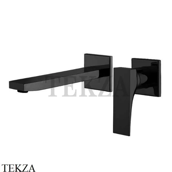 FIMA Carlo Frattini Zeta Смеситель для раковины, с донным клапаном F3971NX8NS, черный матовый