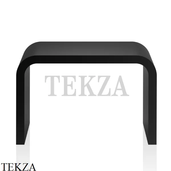 Decor Walther Stone Black SCH Душевая табуретка-подставка низкая, черный матовый