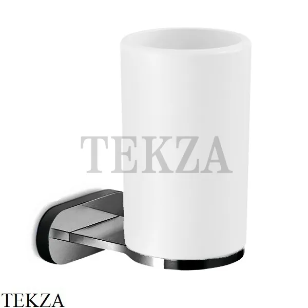 Newform O’RAMA Стакан подвесной с держателем,  керамика 67205.M0.077, Carbon satin