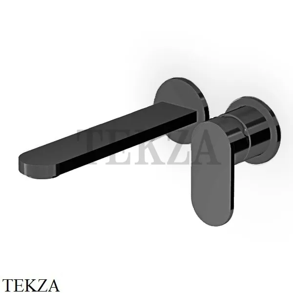 Zucchetti Octo Смеситель для раковины 180, внешняя часть ZOC744.P81, brushed total black PVD