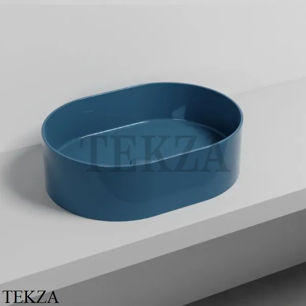 Cielo Theo Oval Раковина накладная, овал, без перелива THLAO OL, Oltremare