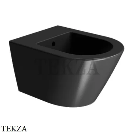 GSI Kube X Биде подвесное, 1 отверстие под смеситель 9464FR2126, черный матовый