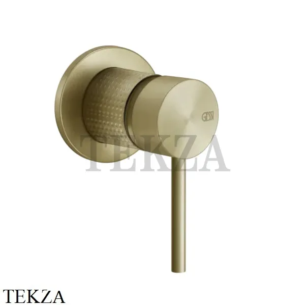 Gessi 316 CESELLO Рычаг управления настенный, внешняя часть 54419-727, Brushed Brass