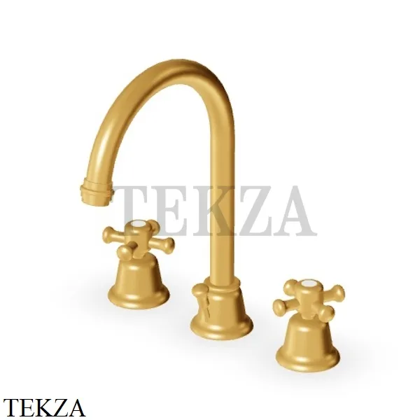 Zucchetti Delfi Смеситель для раковины с донным клапаном Z46253.8008C41, brushed gold
