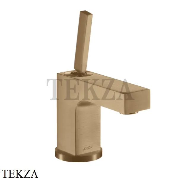 Axor Citterio Смеситель для раковины 80, с донным клапаном 39015140, Brushed Bronze